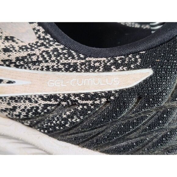 Asics Gel Cumulus 22 Knit Sneakers Women Sz 11 Pink Black Flyte Foam Running - Picture 3 of 9